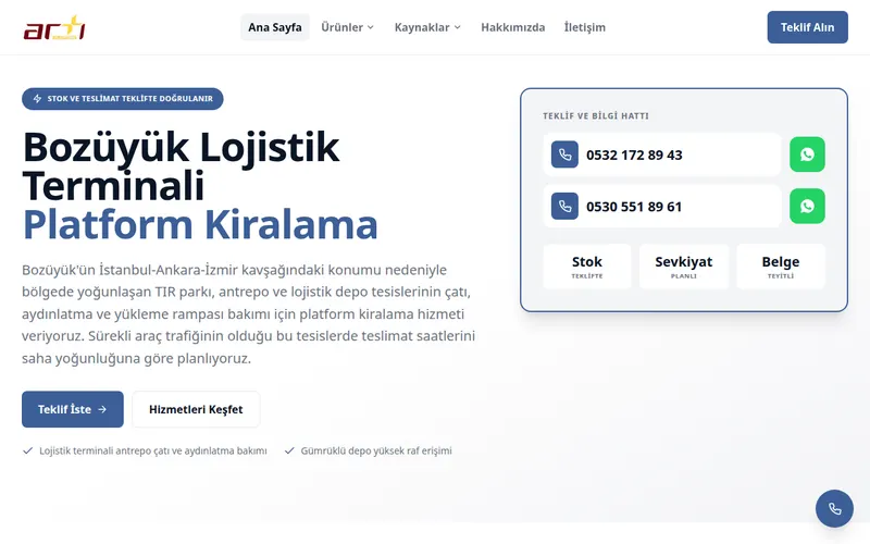Artı Platform Bölgesel Web Ağı - 84 siteli çoklu-site kiralama ağı