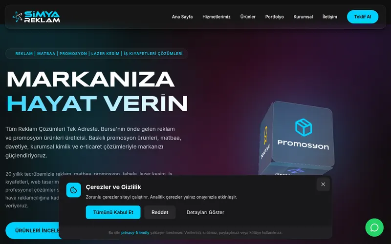 Simya Reklam - Bursa Lazer Kesim, Tabela, Promosyon & Reklam